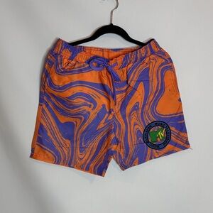 MTV Orange and Purple Swim-Shorts